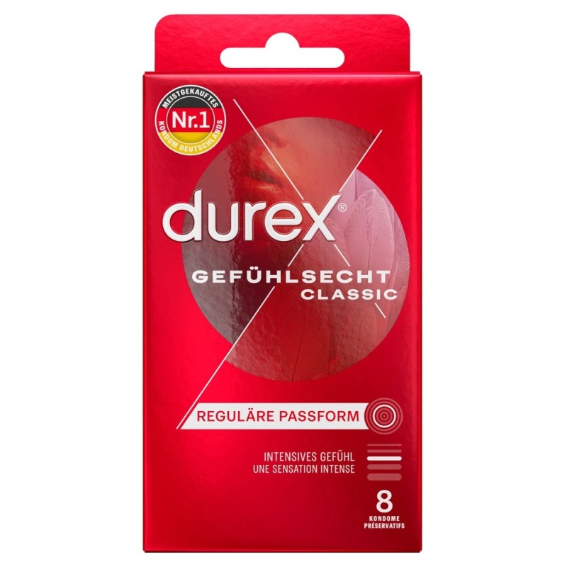 Durex - Prezerwatywy Lateksowe Zbiorniczek 8szt